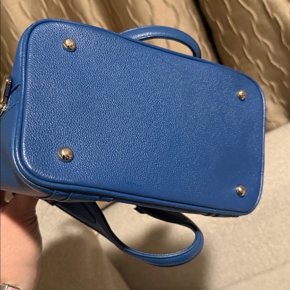 MCM Mini Blue Alma Leather Handbag - Picture 10 of 16